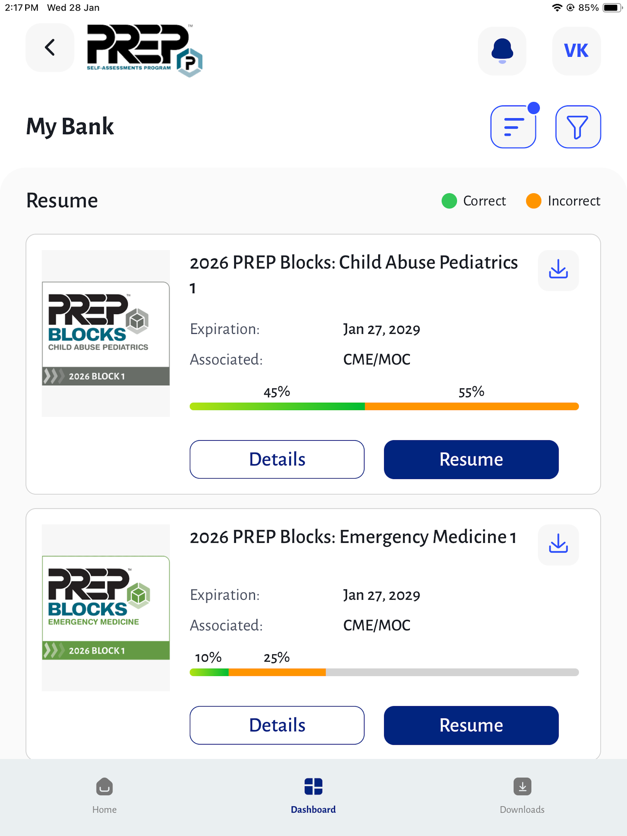 PREP Self-Assessments Program