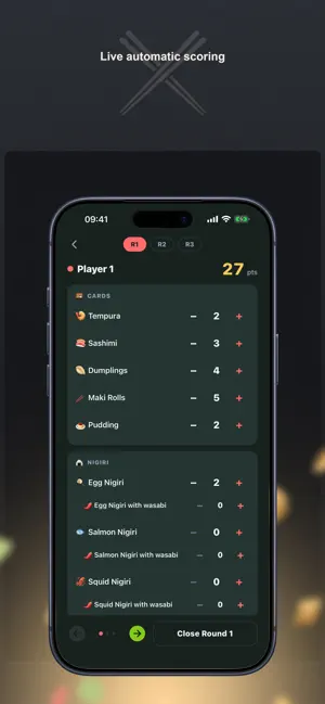 Score Keeper for Sushi Go screenshot 2