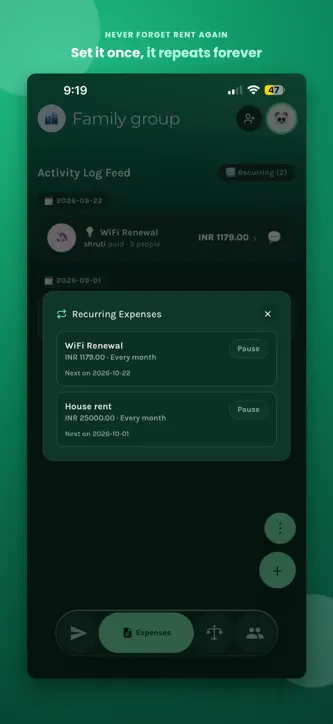 Shareful: Split Bills screenshot 8