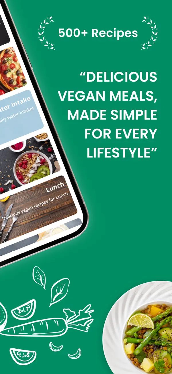 Screenshot #2 pour Vegan Recipes: Meal Planner