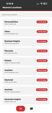 SC Fuels Site Locator iPhone screenshot