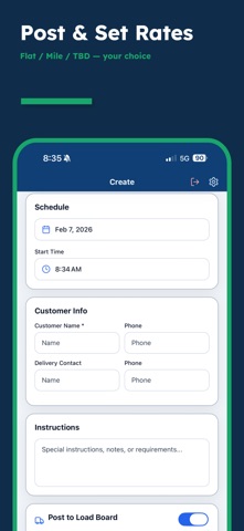WOP Dispatch & Load Board screenshot