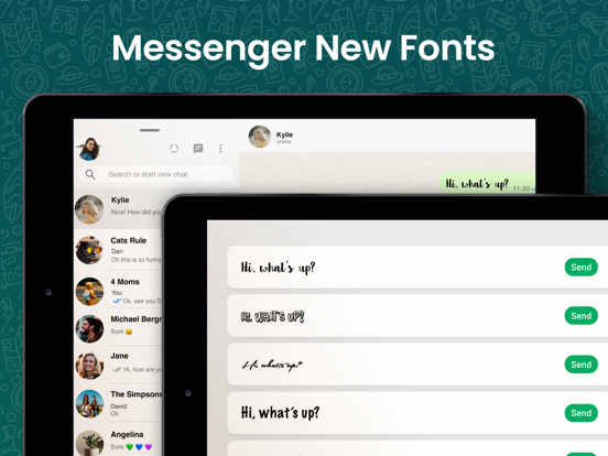Messenger for WhatsApp Duo Web iPad app afbeelding 8