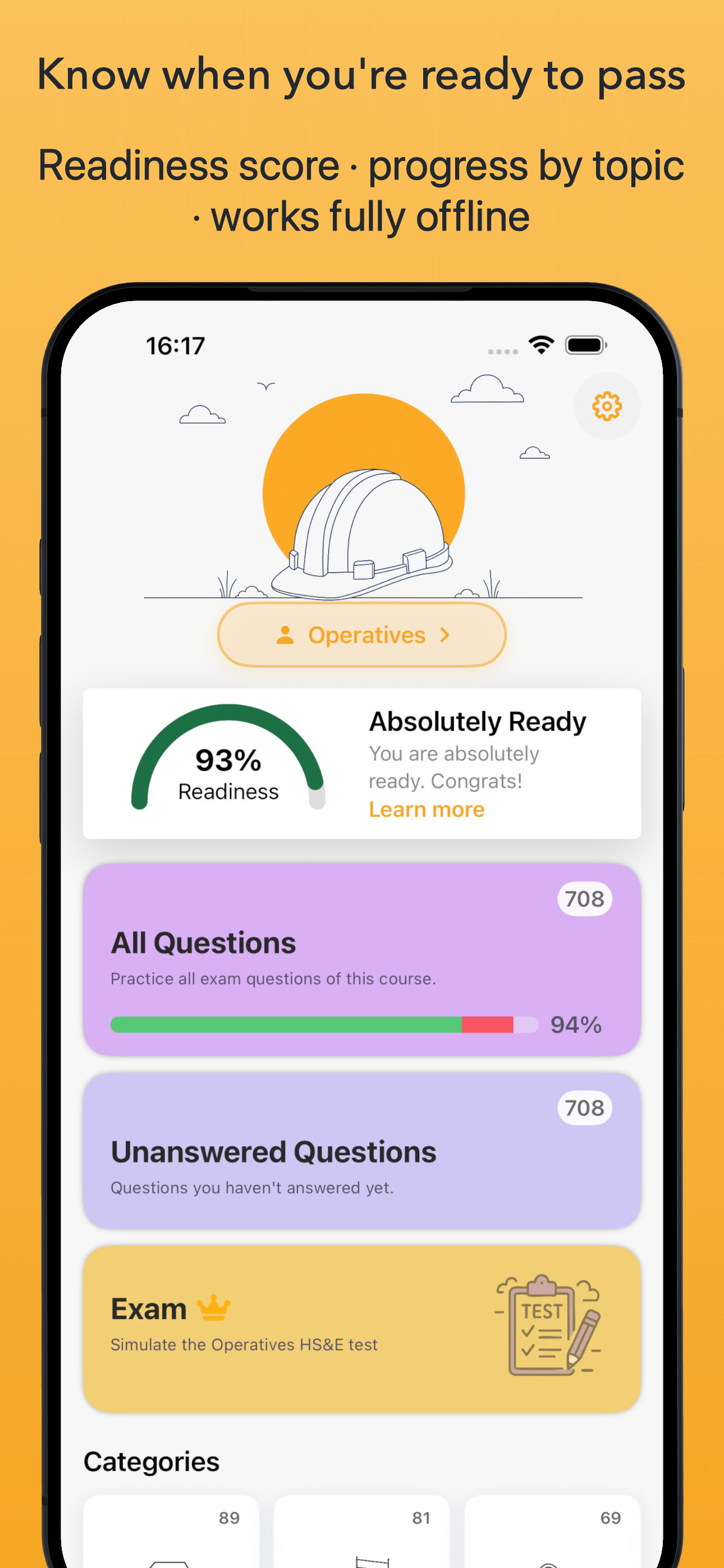 CSCS Card: Mock Test HS&E CITB screenshot 2