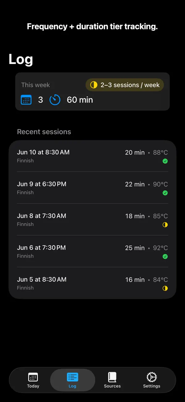 Screenshot #2 pour Steam: Sauna Dose Calc