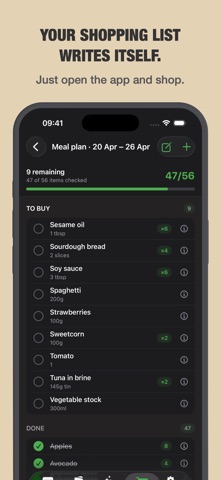 MyMenu Meal Planner screenshot