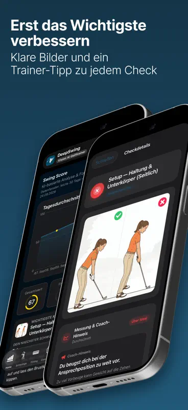 DeepSwing: Golf Schwunganalyse screenshot 7 of 10