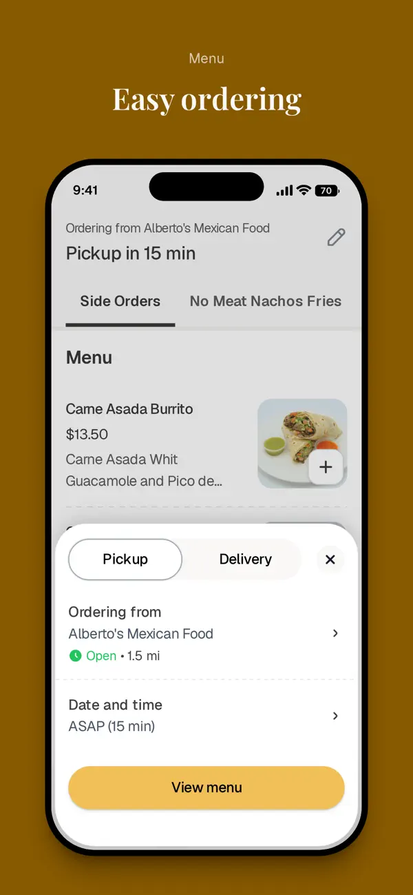 Screenshot #3 pour Alberto's Mexican Food