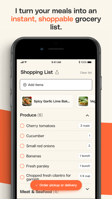 Ollie AI: Family Meal Planner iPhone screenshot 5 - Health & Fitness app