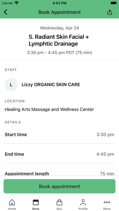 Healing Arts Massage&Wellness Screenshot