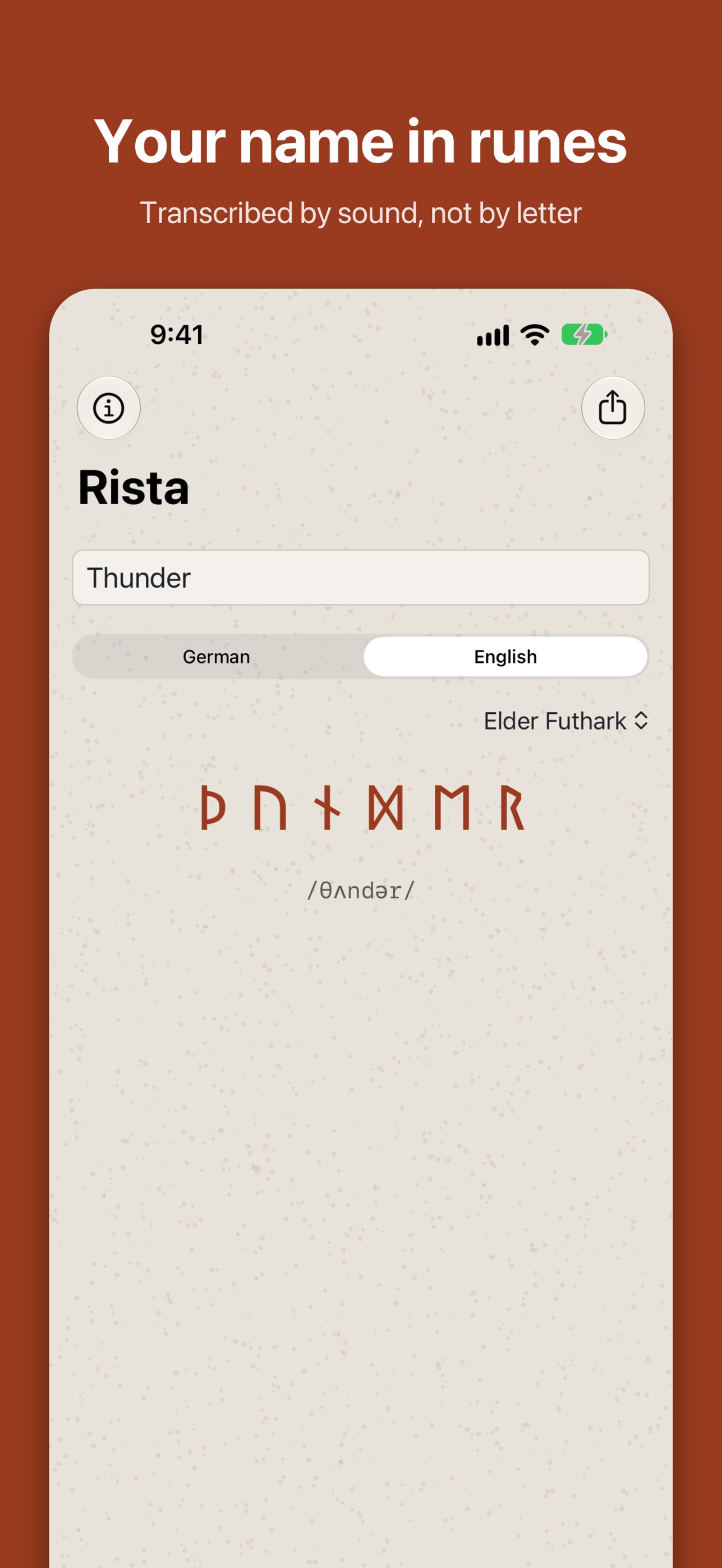 Screenshot 1 of Rista: Runes & Ogham