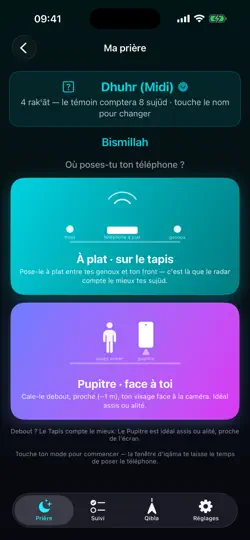 Captura de pantalla de Salat&Yaqeen en iPhone 2
