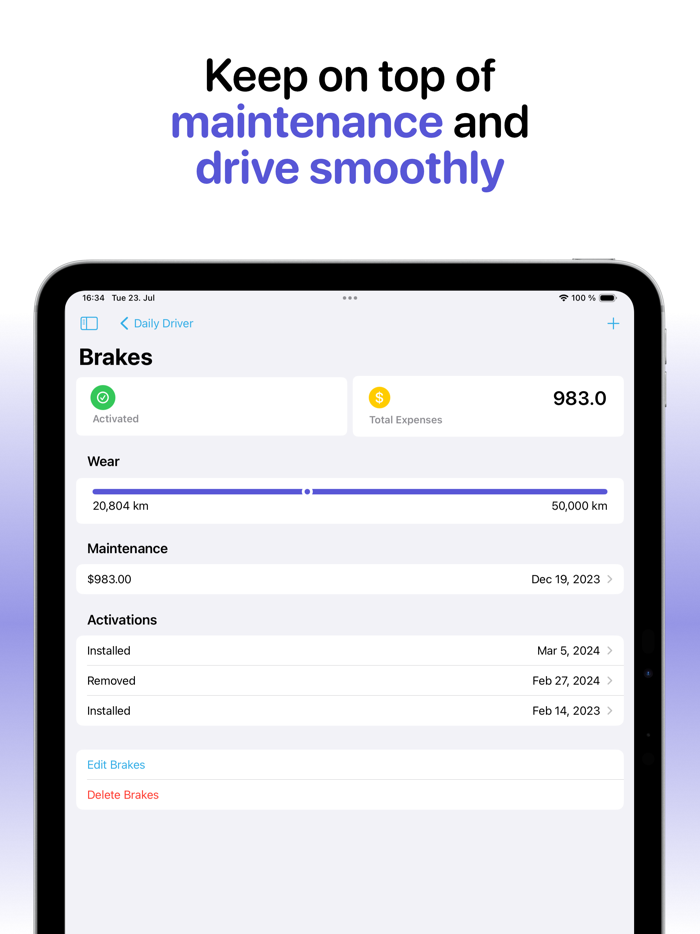 Consumo Combustível – DriveDex