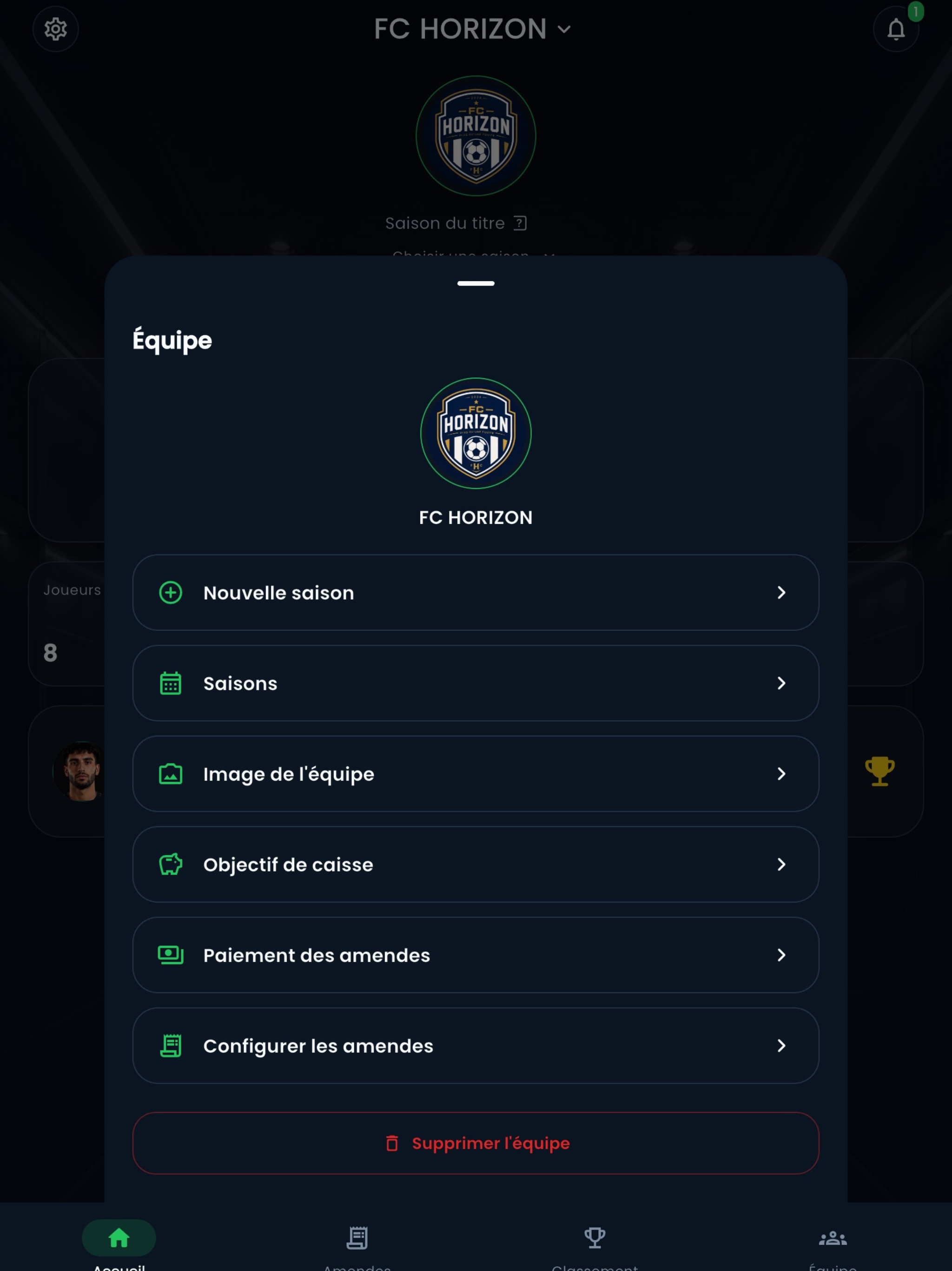 Team Fines – Locker Room App screenshot 13