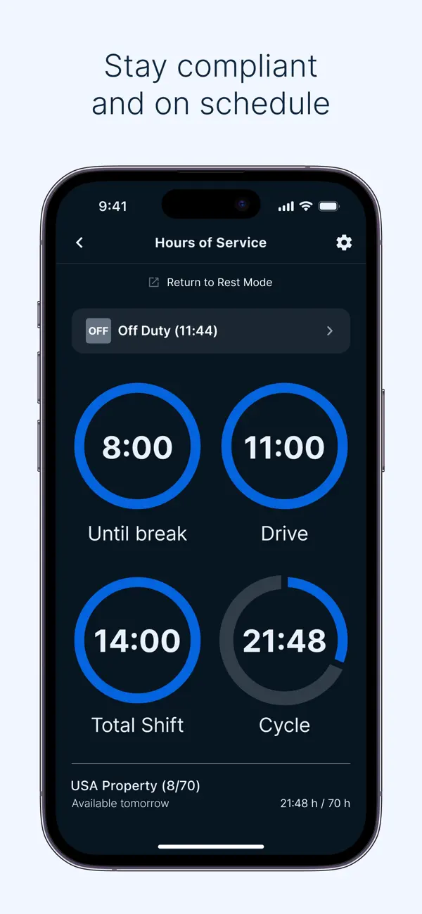 Screenshot #2 pour Samsara Driver