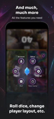 Rhystic: MTG EDH Life Counter screenshot