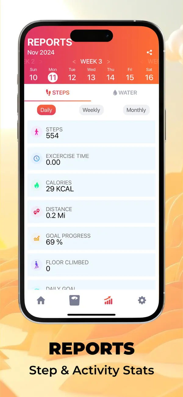 Screenshot #3 pour Activity Tracker Podometre