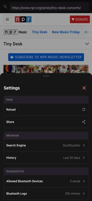 DaVinci Connect: BLE Browser screenshot 3