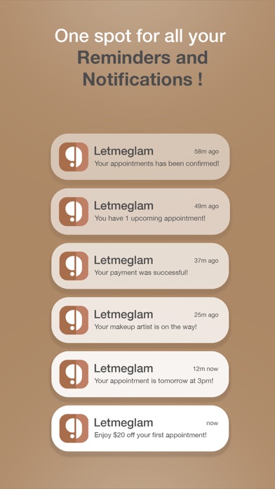 Letmeglam: On Demand Salon App Screenshot