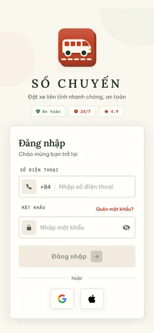 Sổ Chuyến - Đặt vé & nhà xe screenshot 1