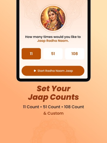 Mantra Jaap Counter iPad screenshot