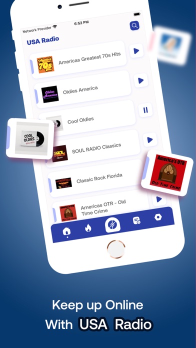 Radio US : Online Pulse screenshot - Music app preview