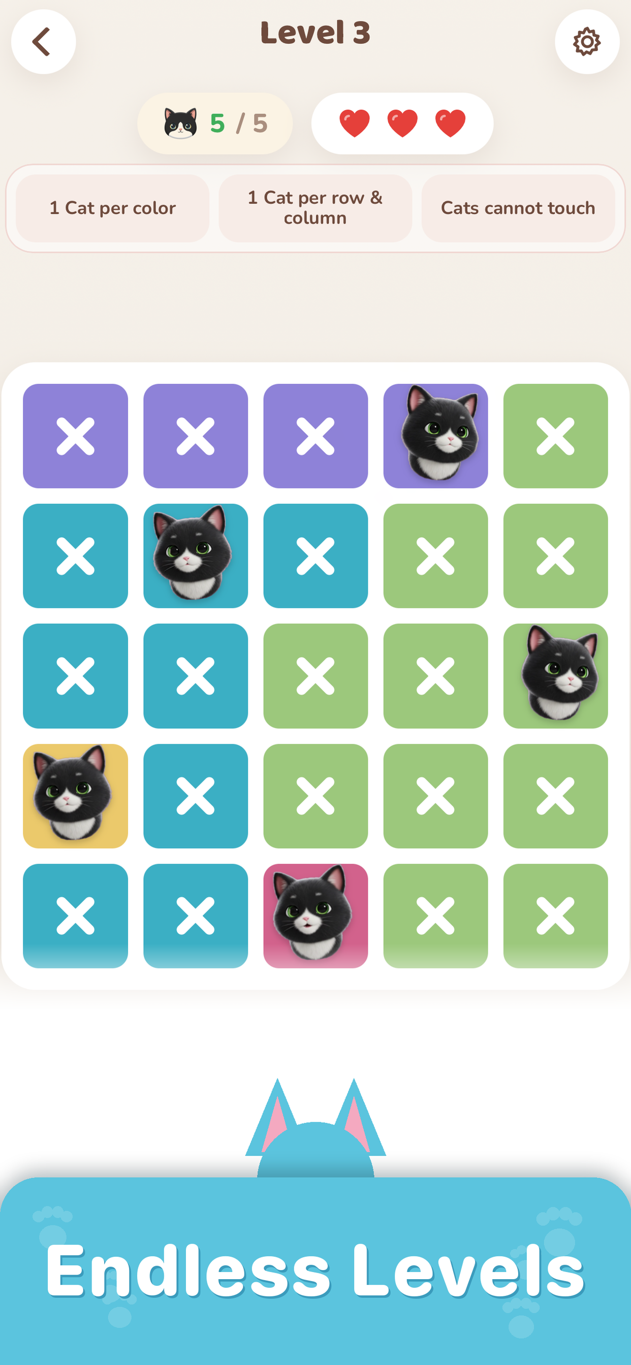 Kitty Queens: Sudoku Puzzle
