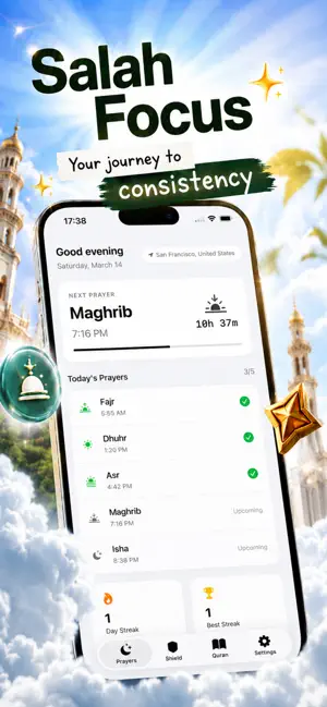 SalahFocus: Prayer On Time screenshot 1