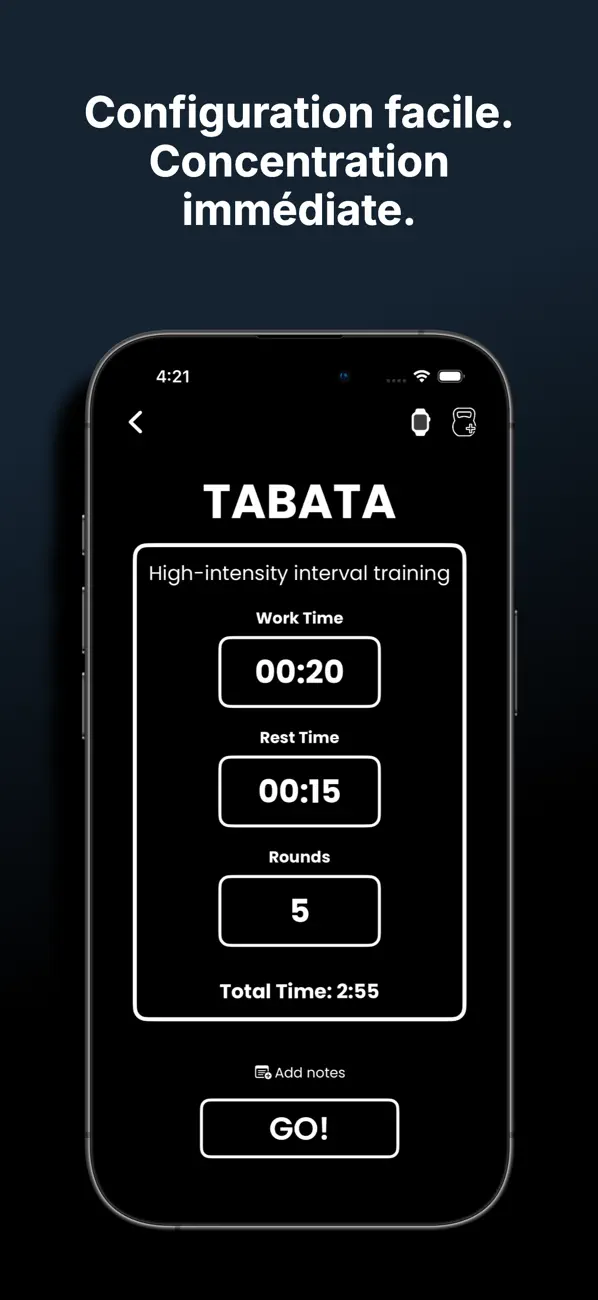 Screenshot #3 pour TimerFlex: Minuteur HIIT