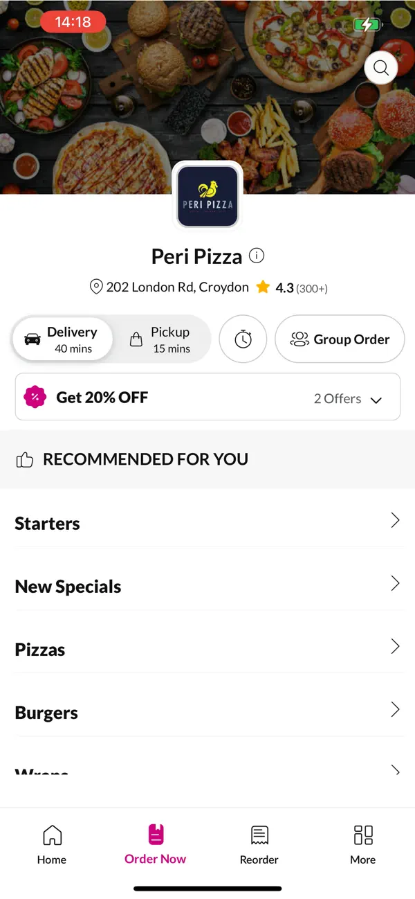Screenshot #2 pour Peri Pizza