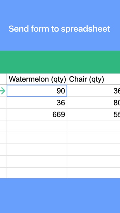 Spreadsheet data entry screenshot-8
