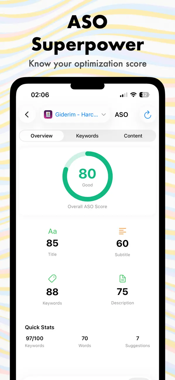 #2. StoreMate: ASO & Data Magic (iOS) Ved: HAKAN AKYAZ