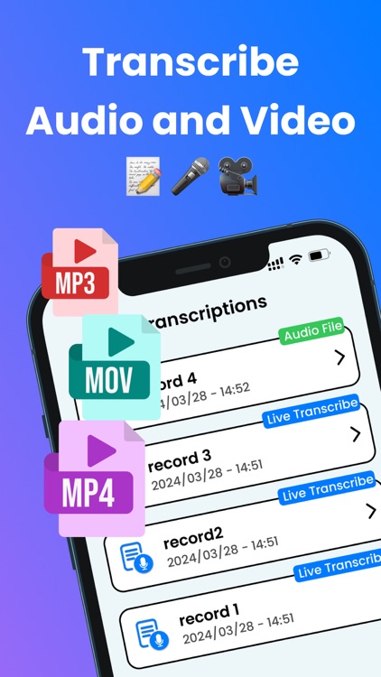 Live Transcribe Dictation App