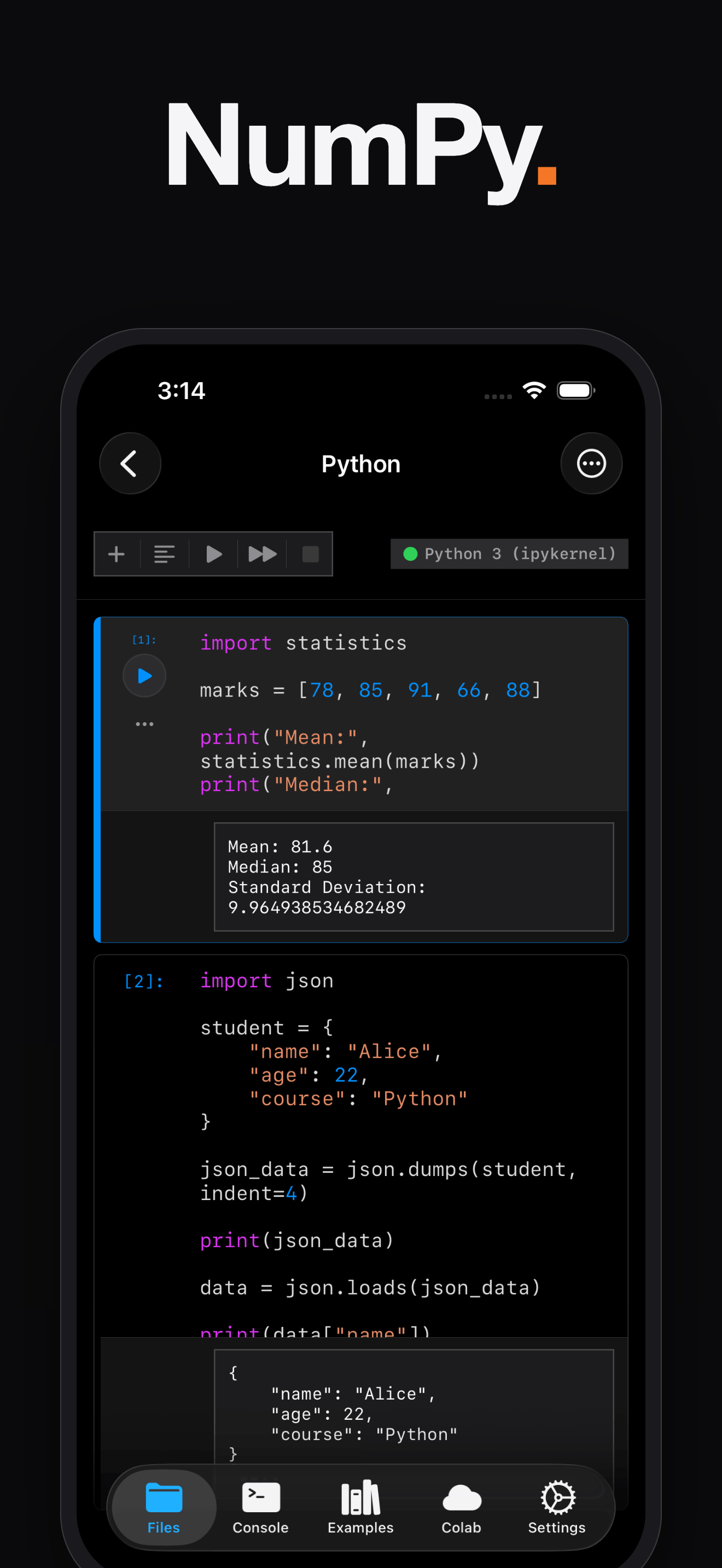 Jupyter Notebook - JuCode screenshot 6