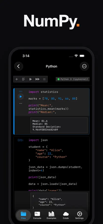 Screenshot 6 di 6 di Jupyter Notebook - JuCode