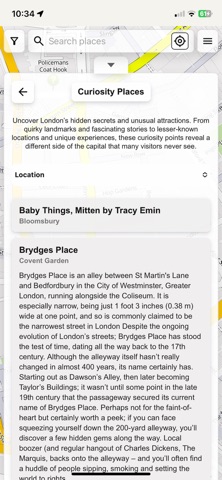 Explore London iPhone screenshot