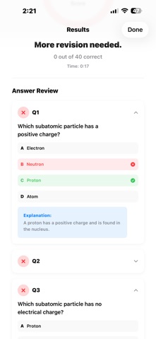 Chemistry Y10 screenshot