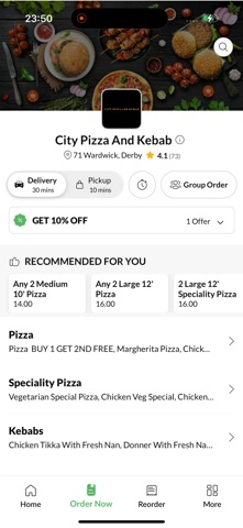City Pizza And Kebab screenshot
