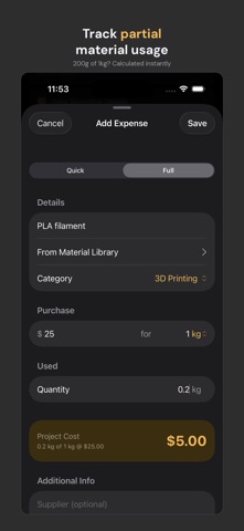 BuildTab screenshot