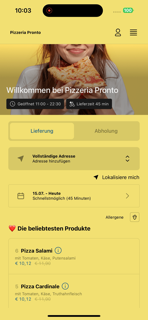 Pizzeria Pronto AT screenshot 6