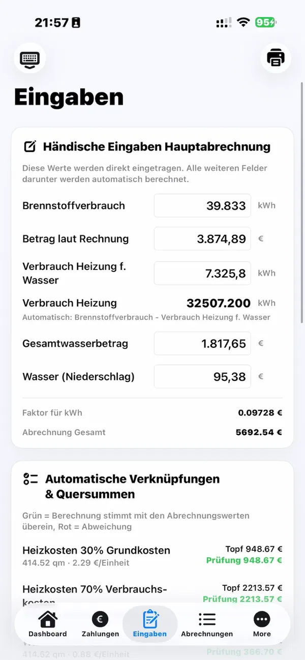 Screenshot #3 pour Hausverwaltung -WEG Abrechnung