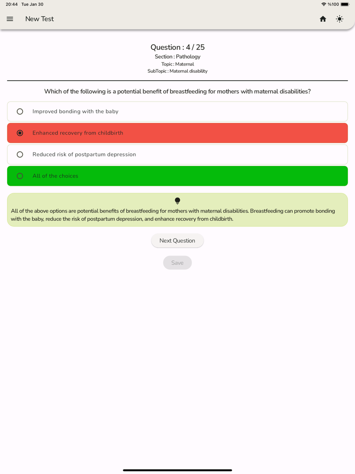 Lactation Consultant Exam Test