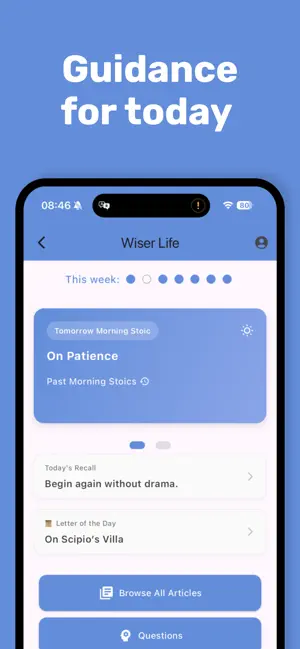 Wiser Life - Stoic Practice screenshot 4