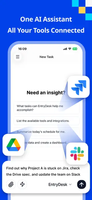 EntryDesk — AI Agent for Work screenshot 3