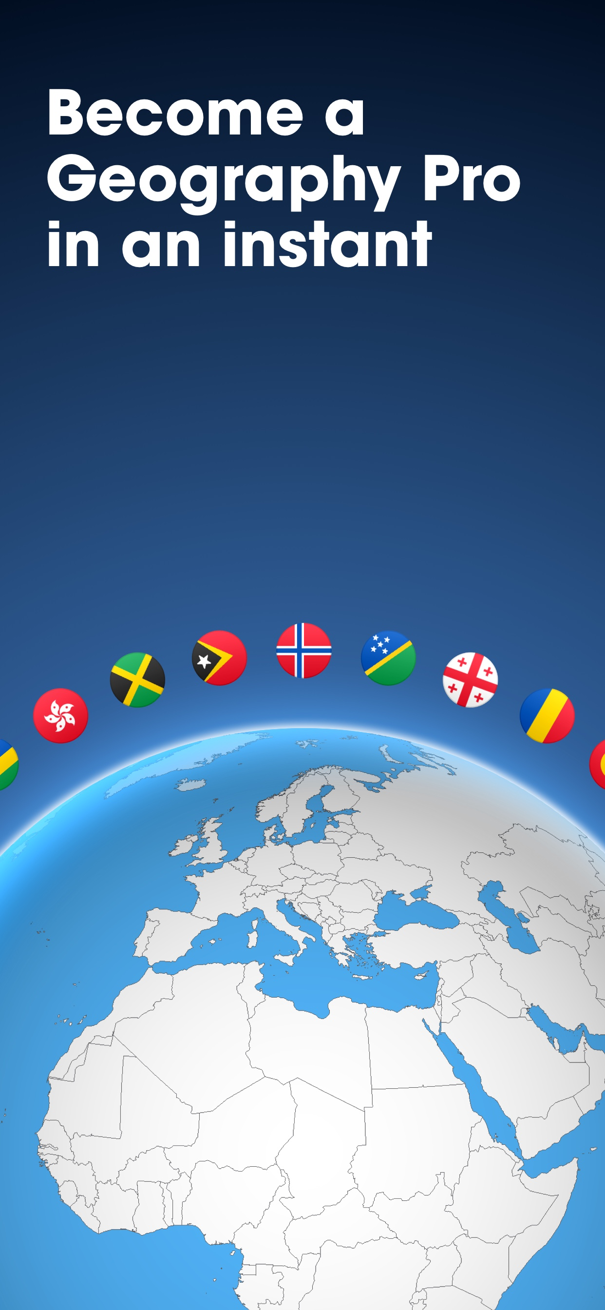 geotrainer: Geography Map Quiz