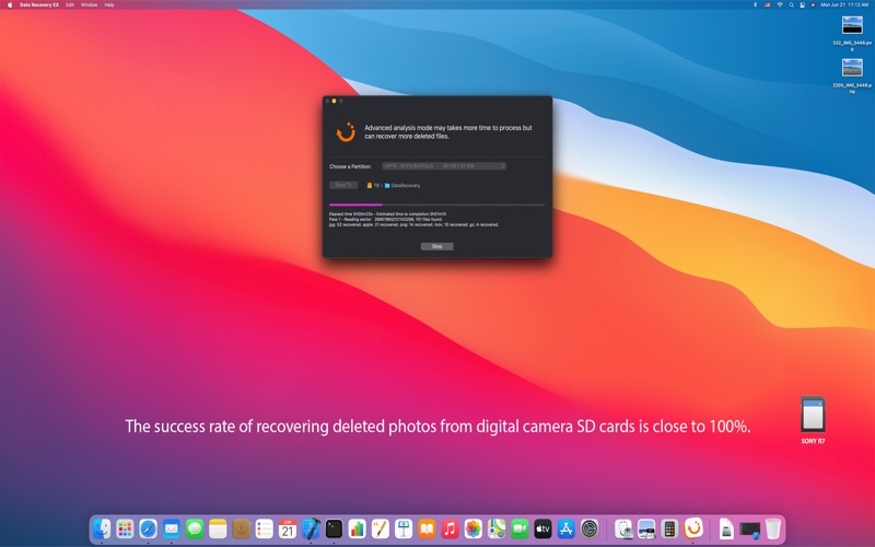 Data Recovery EX Screenshot