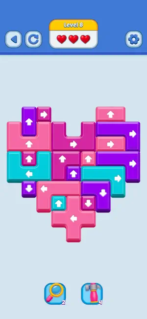 Blocksweeper: Escape Puzzle screenshot 2