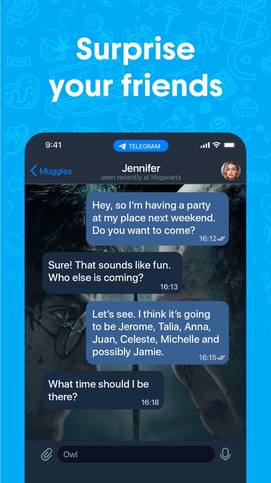 #5. Hype Style for Telegram (iOS) Podle: Almaz Kamaletdinov