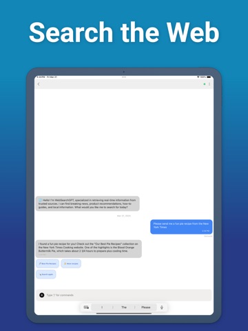 Chatwise: AI Assistant iPad screenshot