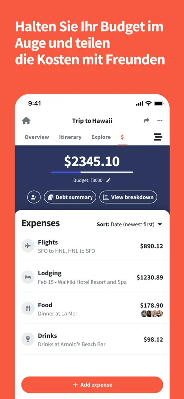 Wanderlog - Reiseplaner App screenshot 8 of 10